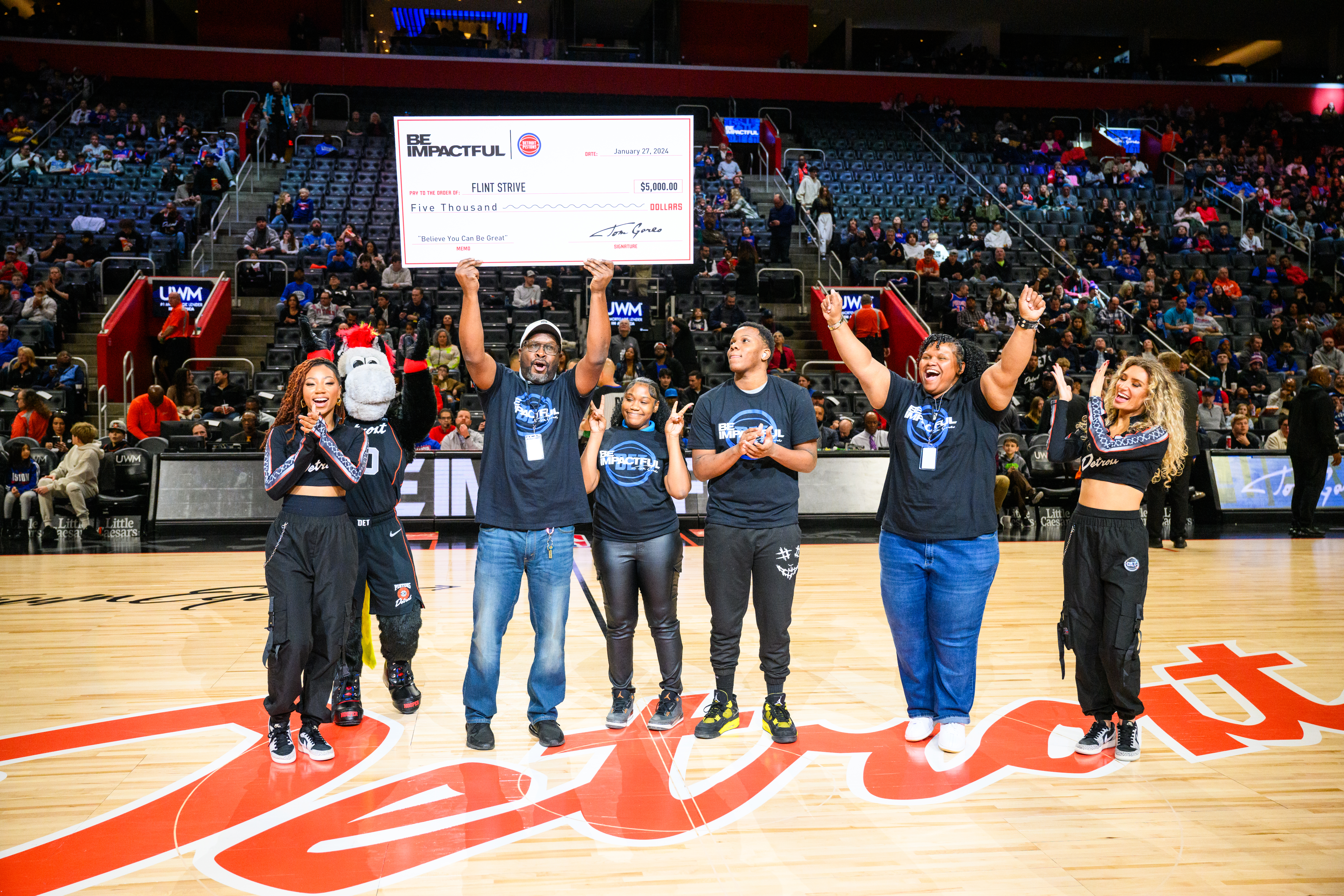 Detroit Pistons owner Tom Gores continues providing game-night surprises for Flint children through ‘Be Impactful’ program