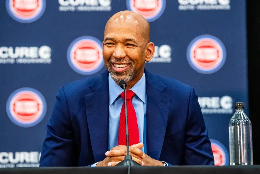 Detroit Pistons coach Monty Williams