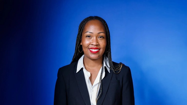 Portrait of Detroit Pistons' President of Business Operations Melanie Harris