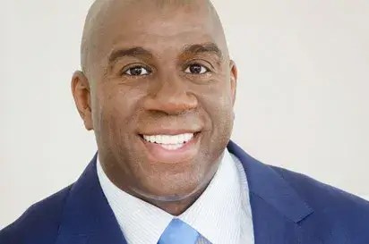 Portrait of Magic Johnson