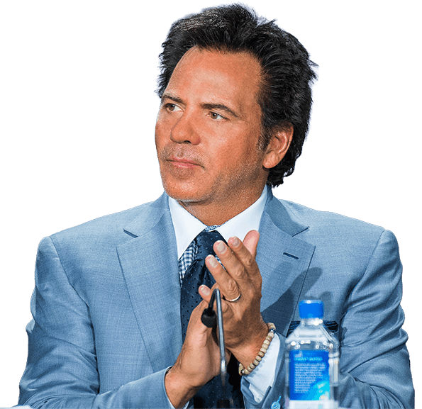 Tom Gores at a Pistons press conference